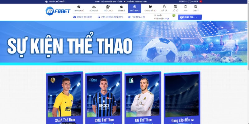 Những kèo cược thể thao hấp dẫn F8bet